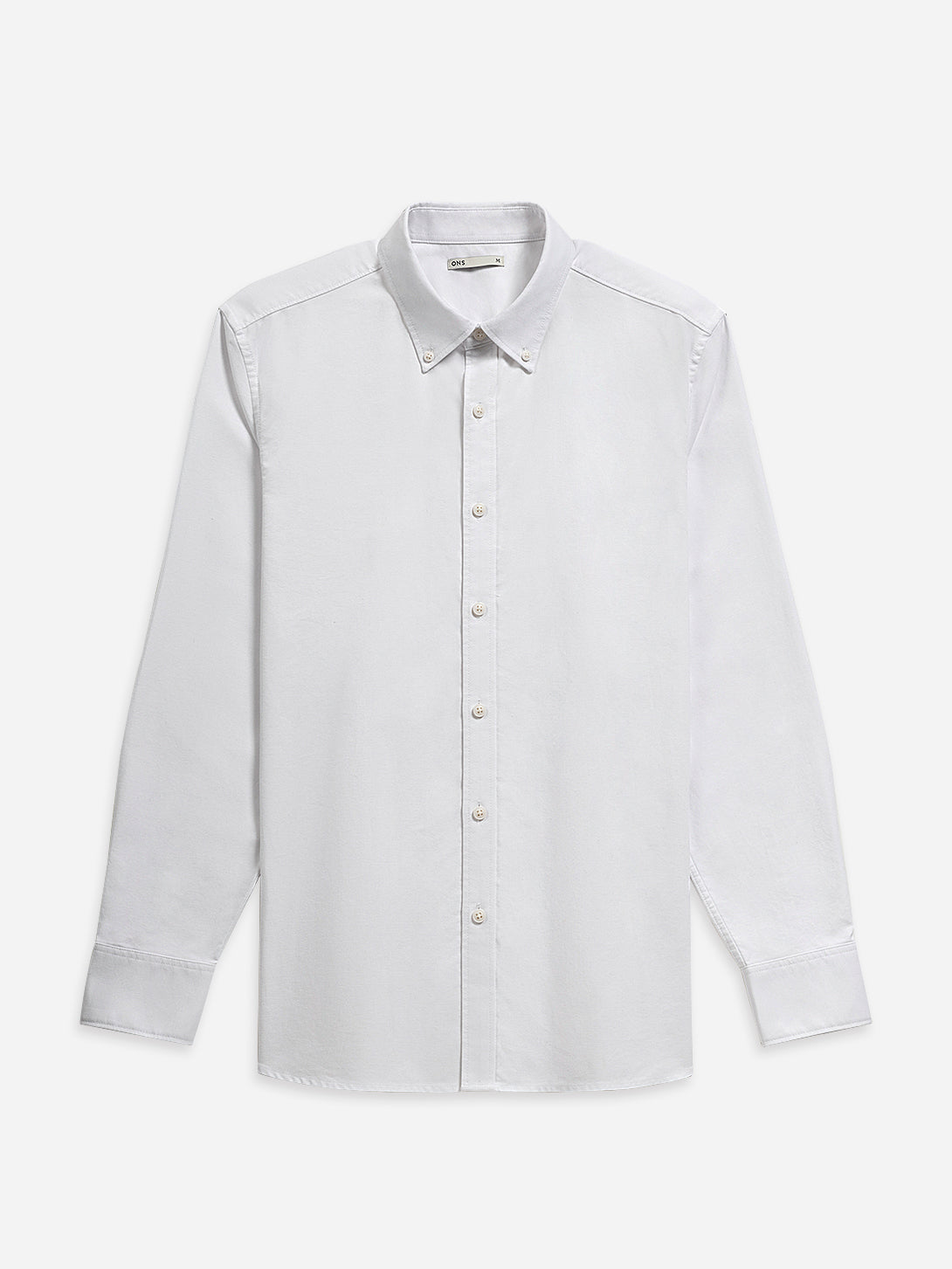 Bright White Fulton Oxford Shirt Mens Cotton Woven Button Down Dress Shirt ONS Clothing