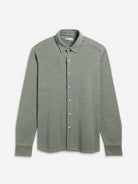 Seagrass Darcy Slub Waffle Shirt Mens Lightweight Button Up Knitted Shirt ONS Clothing 