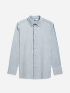 Lt Blue/White Stripe Arik Mouline Striple Shirt Mens Point Collar Woven Shirt ONS Clothing