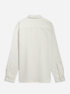 Off White Varick Jacquard Texture Overshirt Mens Spread Collar Woven Button Up Shirt ONS Clothing