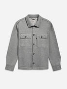 Grey Heather Corsa Woolly Overshirt Mens Layering Overshirt ONS Clothing