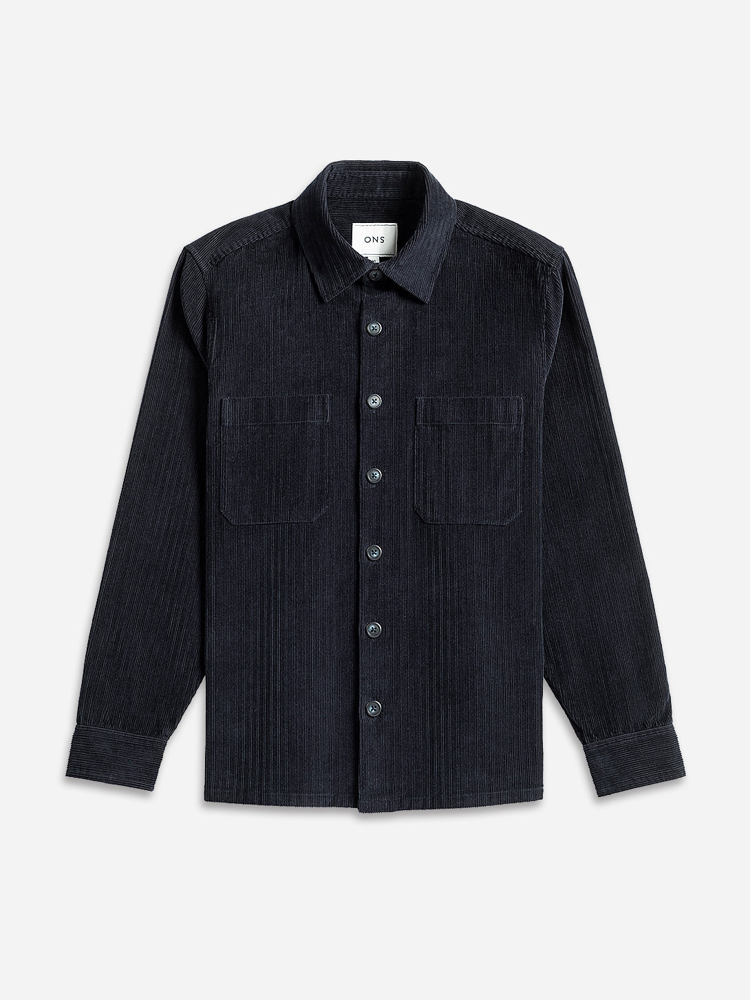 Dk Navy Vance Novelty Corduroy Overshirt Mens Corduroy Lightweight Button Up Woven Shirt ONS Clothing