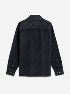 Dk Navy Vance Novelty Corduroy Overshirt Mens Corduroy Lightweight Button Up Woven Shirt ONS Clothing