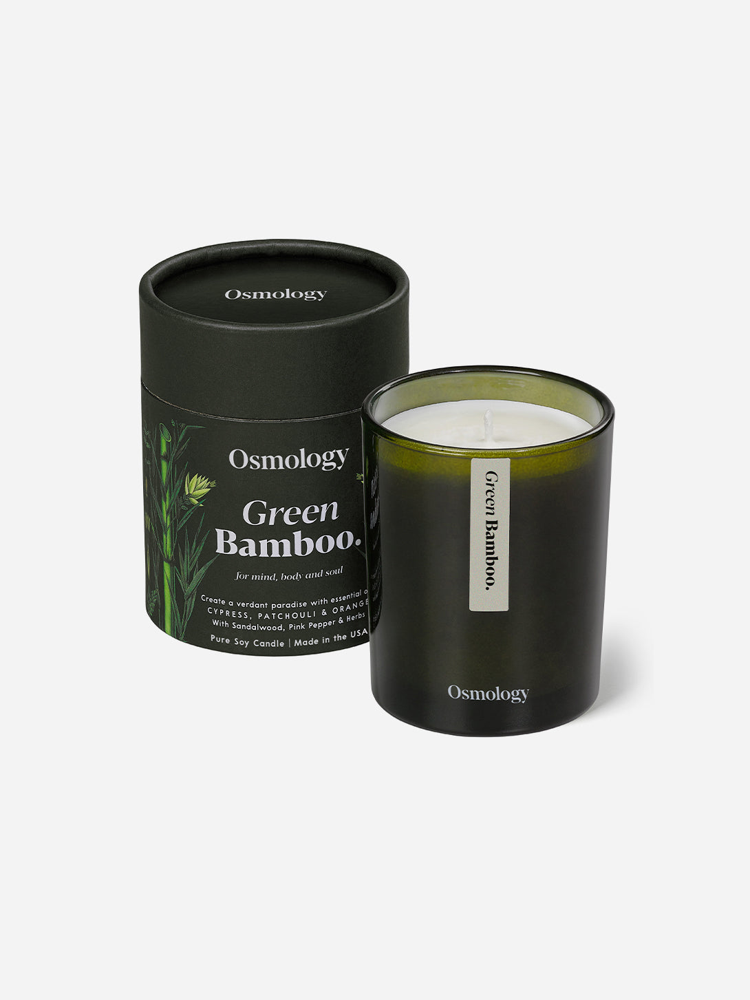 Green Bamboo Botanical Candle Osmology Los Angeles