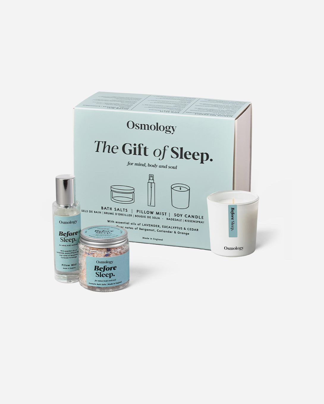 Gift of Sleep Sleep Gift Set Osmology Los Angeles Wellness Set