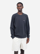 Noir Carbone Sweat Party Black Cotton Pullover Sweatshirt Logo Olow Clothing 
