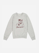 Gris Chine Sweat Sprint Grey Pullover Logo Crewneck Sweatshirt Olow Clothing 