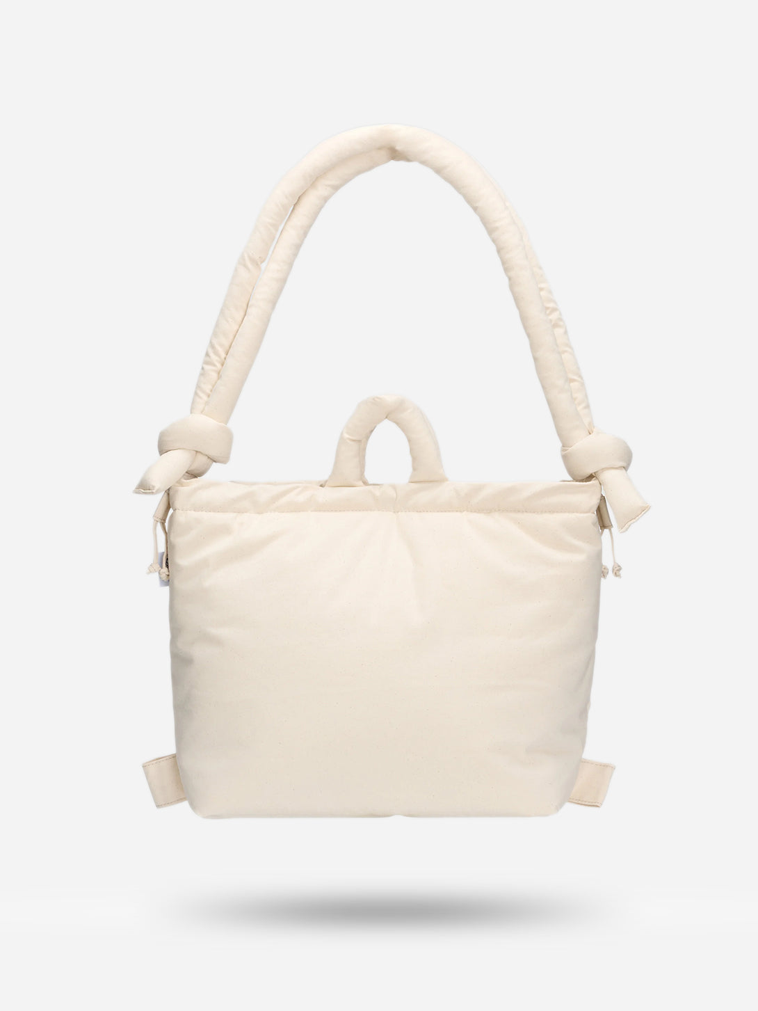 Cotton Ecru Ona Soft Bag by Olend