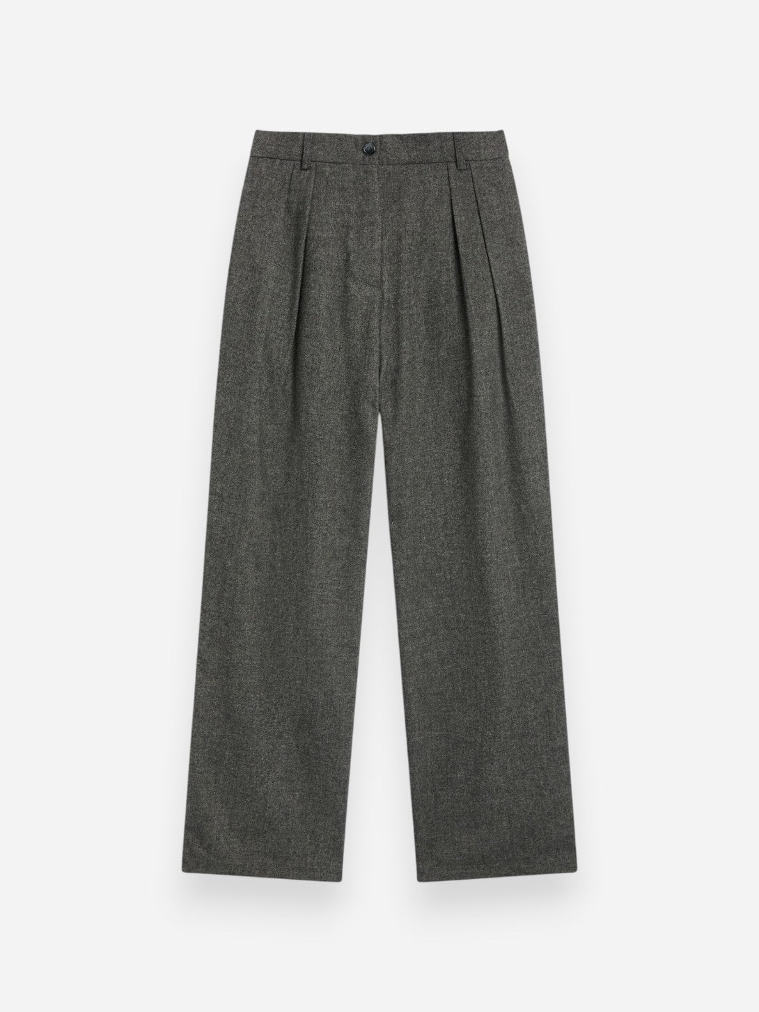 Mid Grey Melange Opal Woman Pant Womens Pleated Pants The New Society 