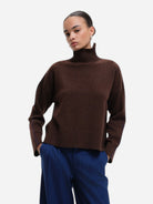 Brown Kooning Knitwear Womens Wool Pullover Sweater Our Sister Clothing 
