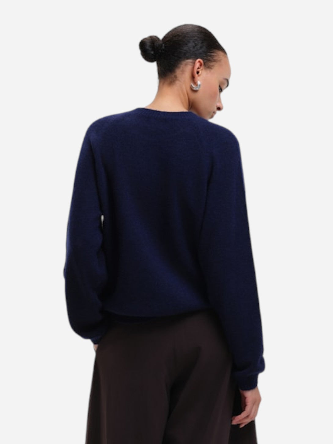 Navy Teddy Bear Knitwear Womens Pullover Sweater ur Sister Clothing