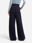 Navy Pansmokey Pants Womens Relaxed Fit Trouser Pants Our Sister Clothing