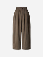 Taupe Vernon Womens Elastic Waist Trousers Soeur
