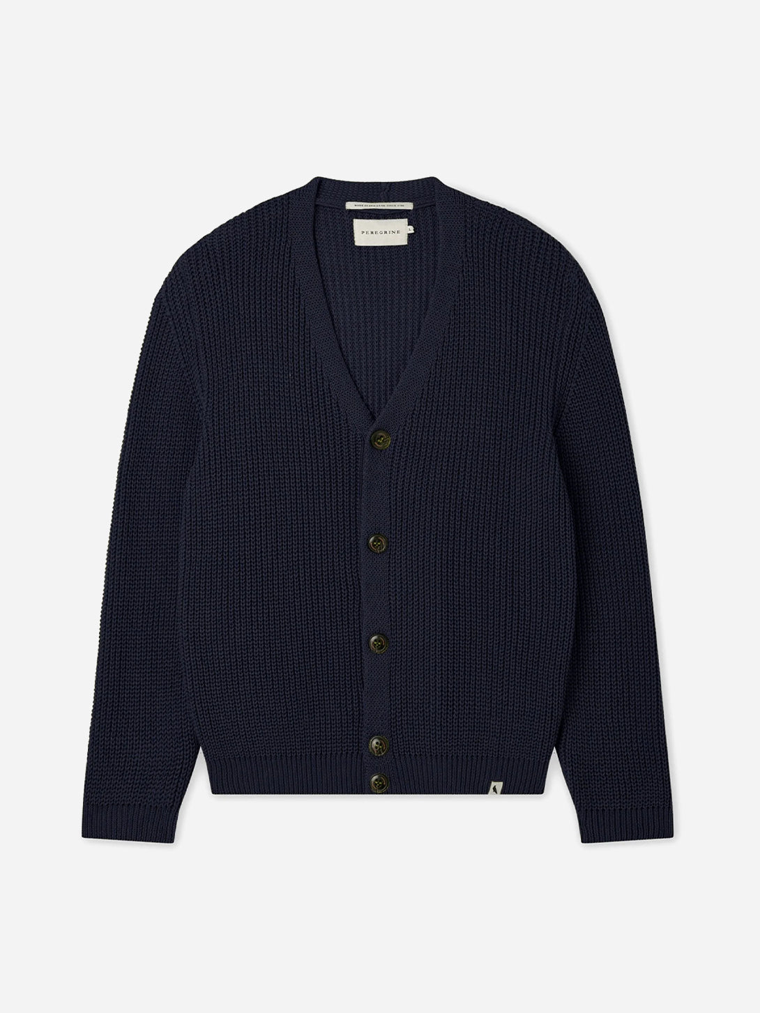 Navy River Cardigan Peregrine Clothing Cotton Cardigan Mens 