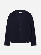 Navy River Cardigan Peregrine Clothing Cotton Cardigan Mens 