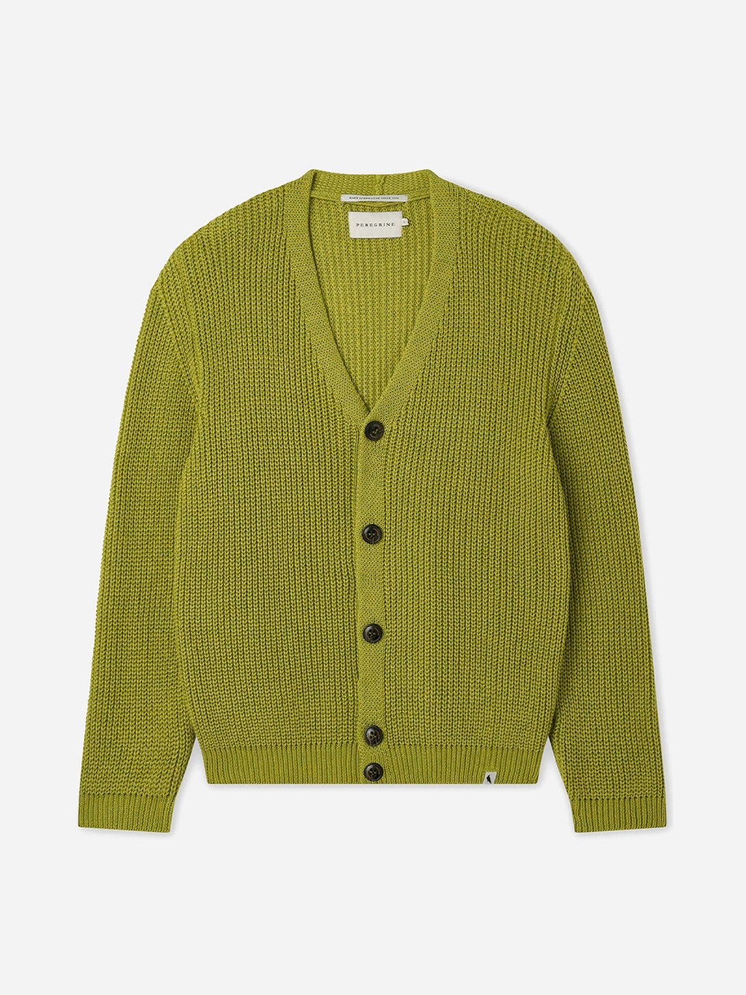 Lime  River Cardigan Peregrine Clothing Cotton Cardigan Mens 