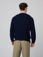 Navy River Cardigan Peregrine Clothing Cotton Cardigan Mens 
