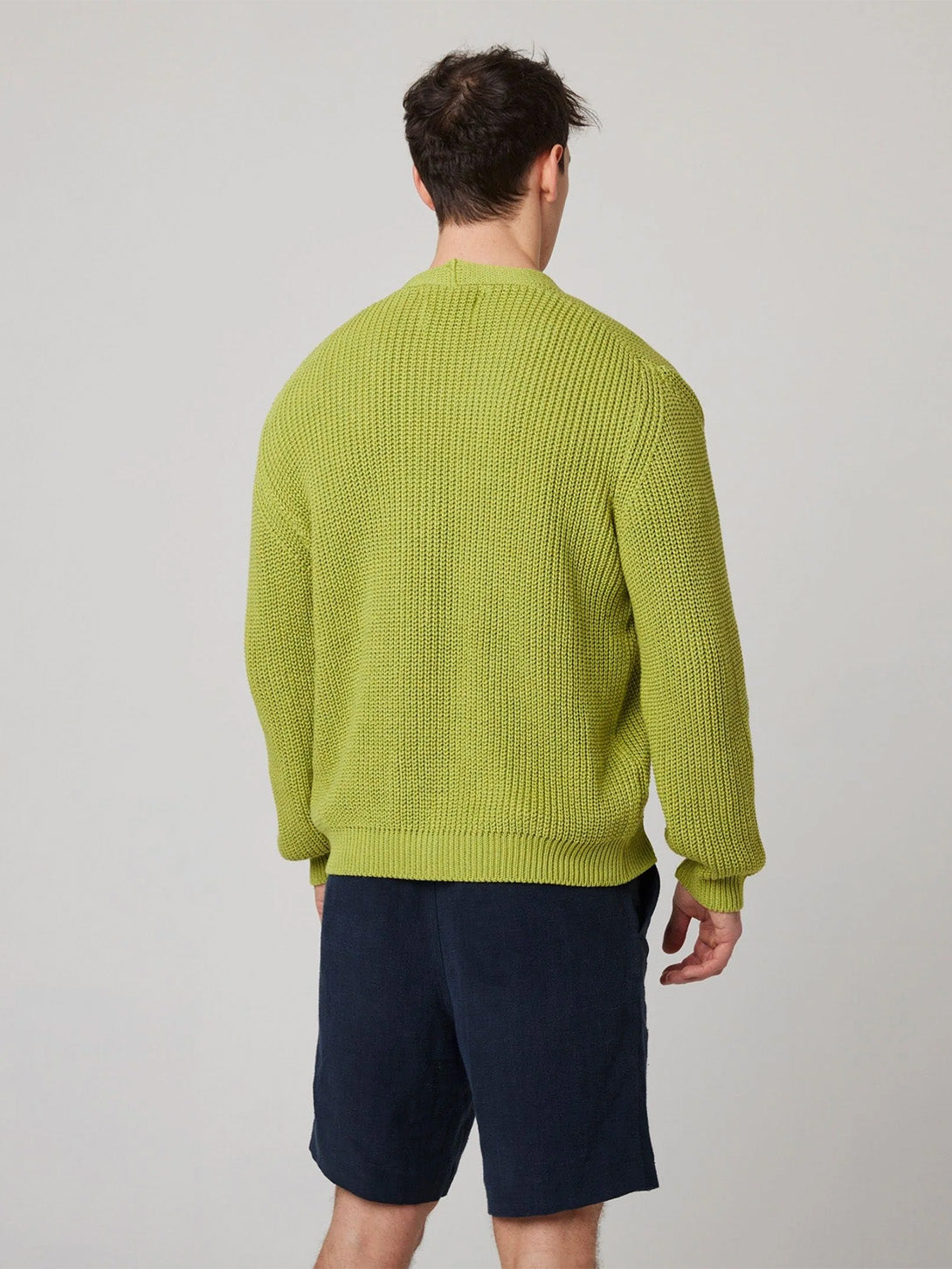 Lime  River Cardigan Peregrine Clothing Cotton Cardigan Mens 