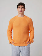 Apricot Harry Crew Jumper Mens Cotton Knit Pullover Peregrine Clothing 