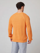 Apricot Harry Crew Jumper Mens Cotton Knit Pullover Peregrine Clothing 