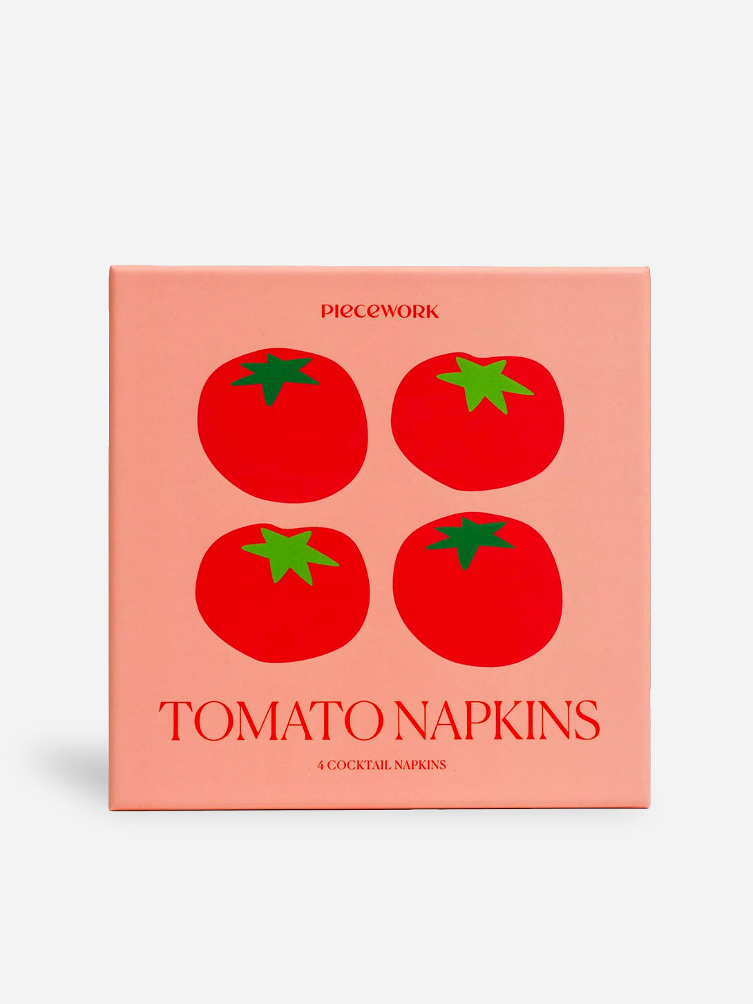 Tomato Cocktail Napkins Pieceworks Reusable Cocktail Napkins