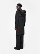 Black Suva Hardshell Coat W3 Mens Long Polyester Rain Coat Rains 