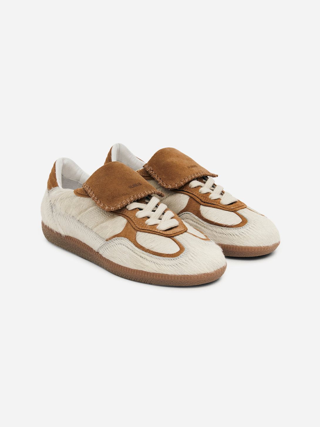 Tan Tb. 490 Club Soft Alohas Calf Hair Sneakers Womens Shoes