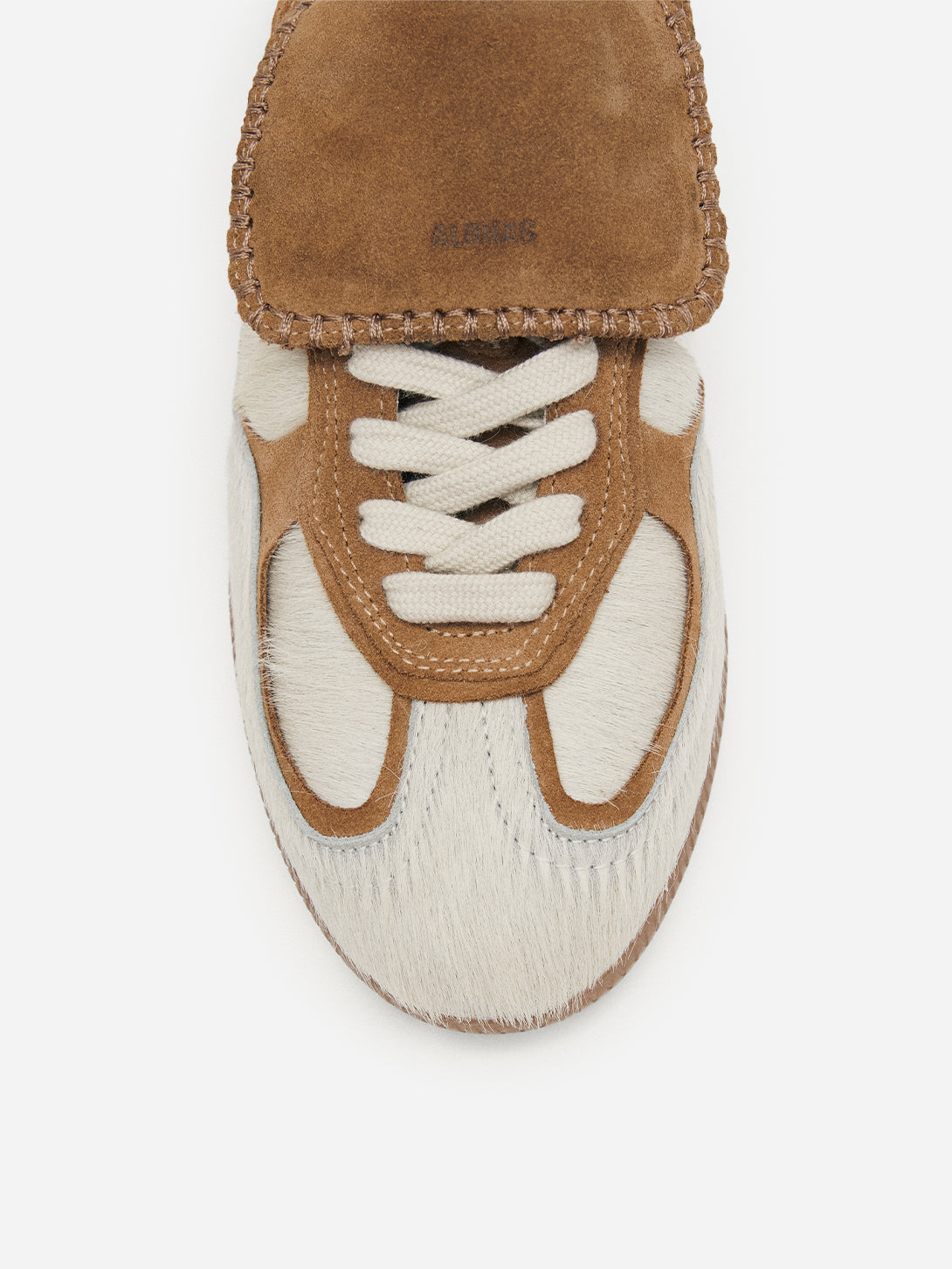 Tan Tb. 490 Club Soft Alohas Calf Hair Sneakers Womens Shoes