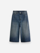Denim Bleu Delave Joyce Womens Cropped Denim Pants Soeur Clothing