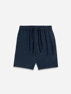 NAVY Ward Linen Shorts Summer Linen Drawstring Short