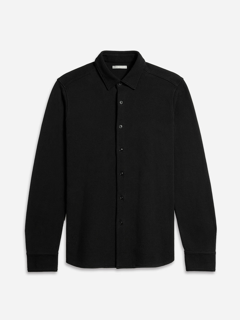 Black Darcy Knit Men's O.N.S Button Up Shirt
