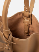 Caramel Medium Bouquet Bucket Lightweight Curved Handle Carry Bag