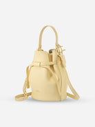 Wax Yellow Medium Bouquet Bucket Lightweight Curved Handle Carry Bag