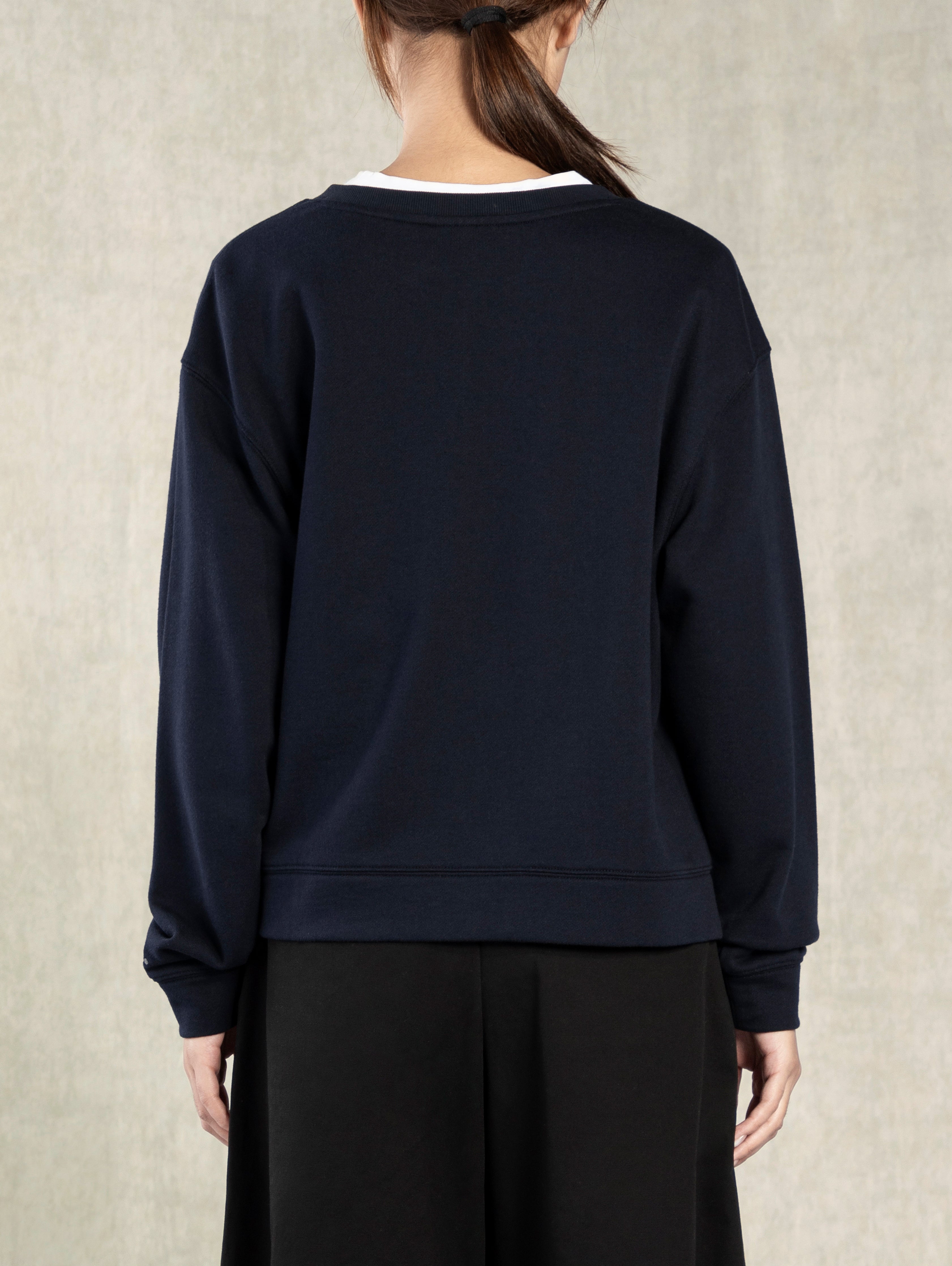 Navy Blazer Split Cardigan Womens Casual Open Cardigan