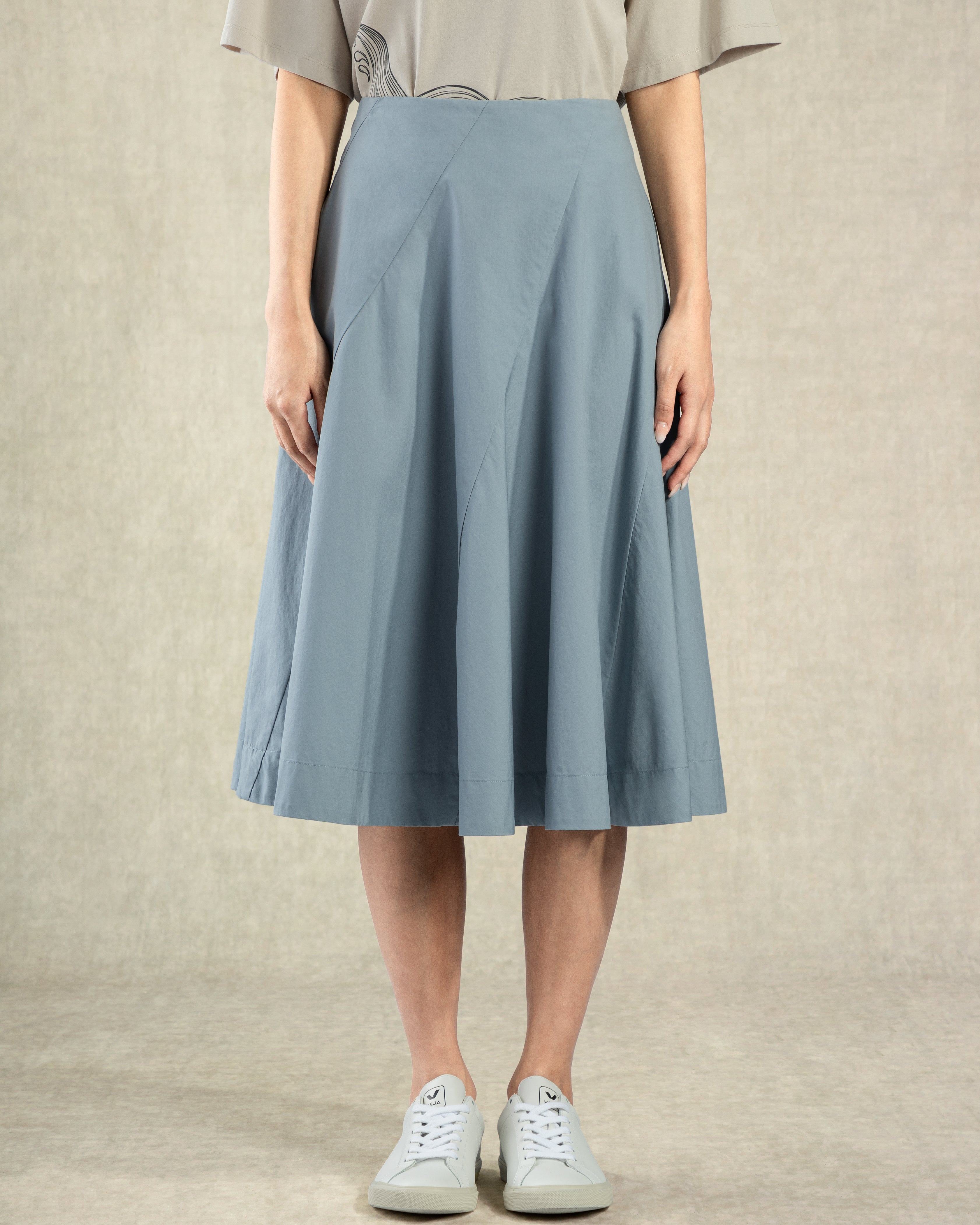 Lead Spiral Skirt Womens Mid Length Skirt
