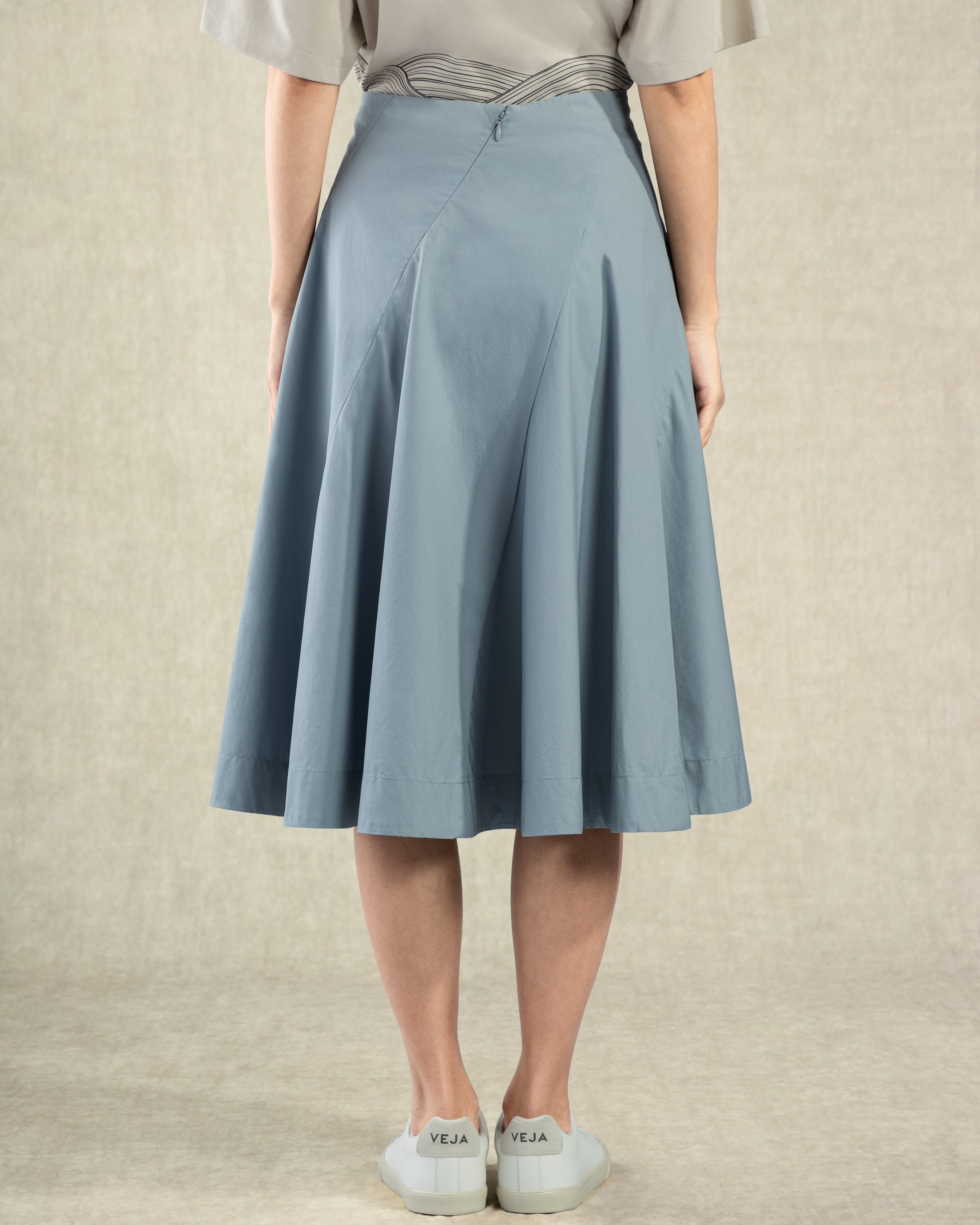 Lead Spiral Skirt Womens Mid Length Skirt