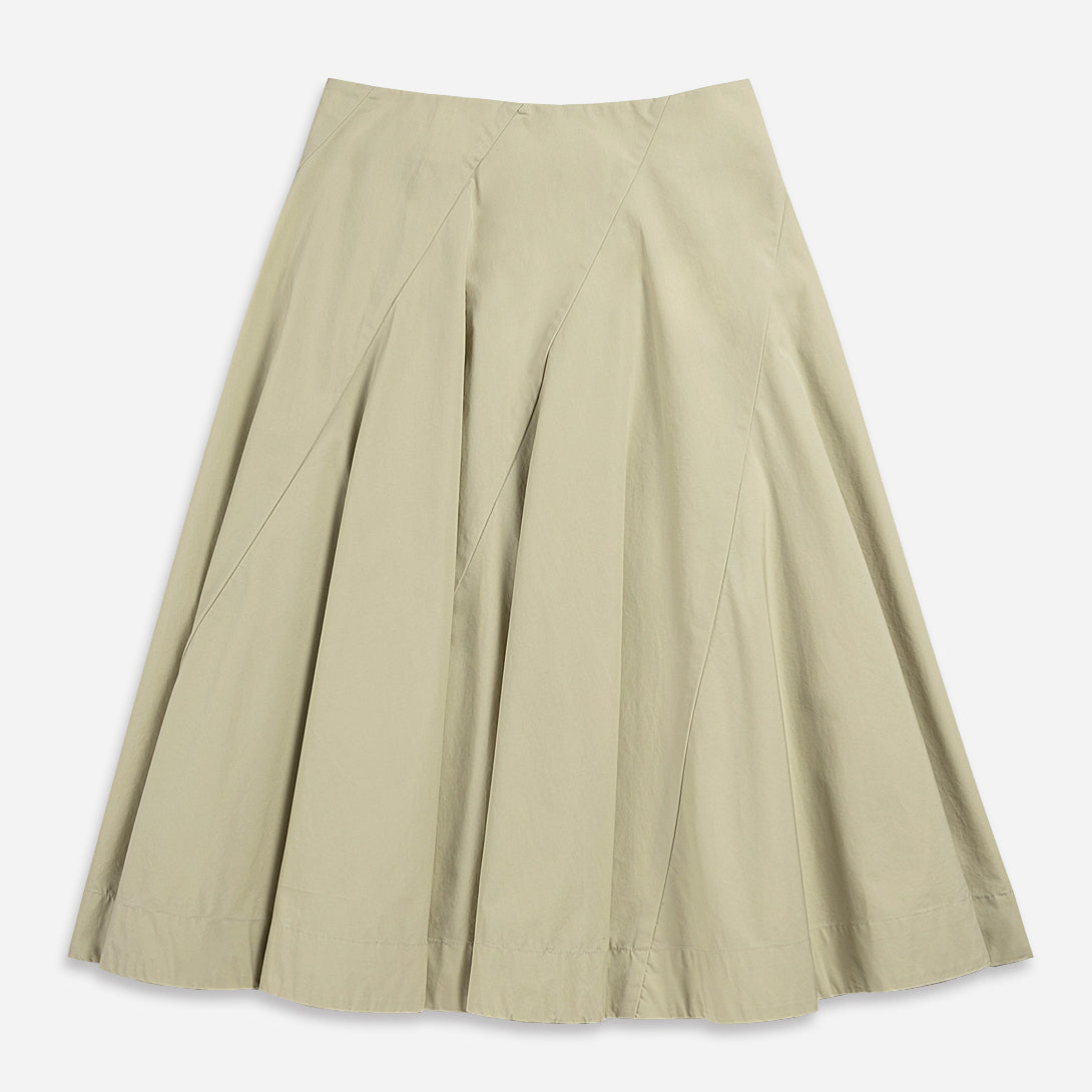 Pumice Stone Spiral Skirt Womens Mid Length Skirt 