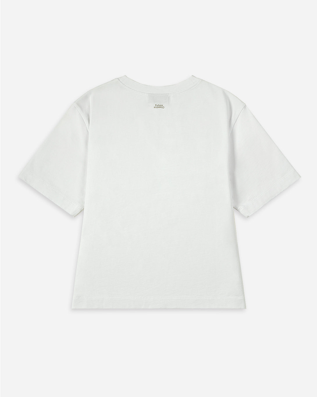 Pure White Nova Boxy Tee Relaxed Fit Shirt