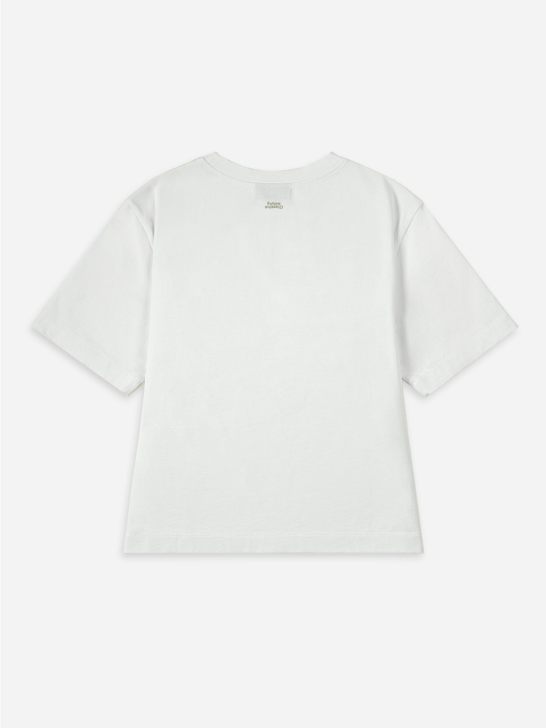Pure White Nova Boxy Tee Relaxed Fit Shirt