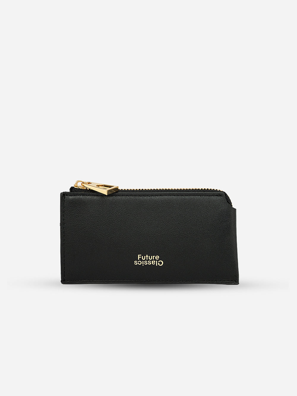 Black Card Case Womens Card and Money Wallet