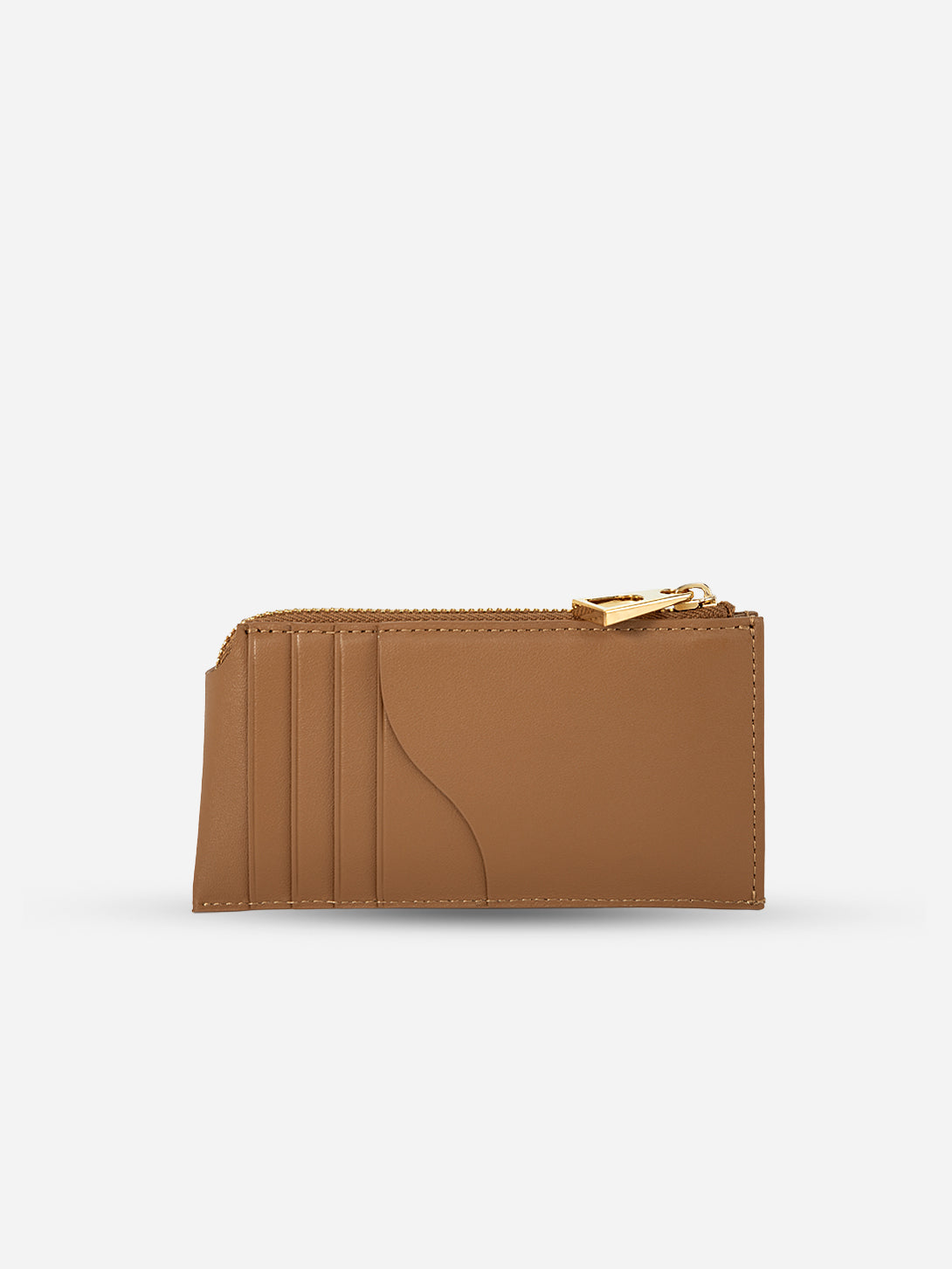 Caramel Card Case Womens Card and Money Wallet