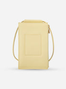 Wax Yellow Pocket Crossbody Bag Womens Small Carrying Case Strap