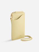 Wax Yellow Pocket Crossbody Bag Womens Small Carrying Case Strap