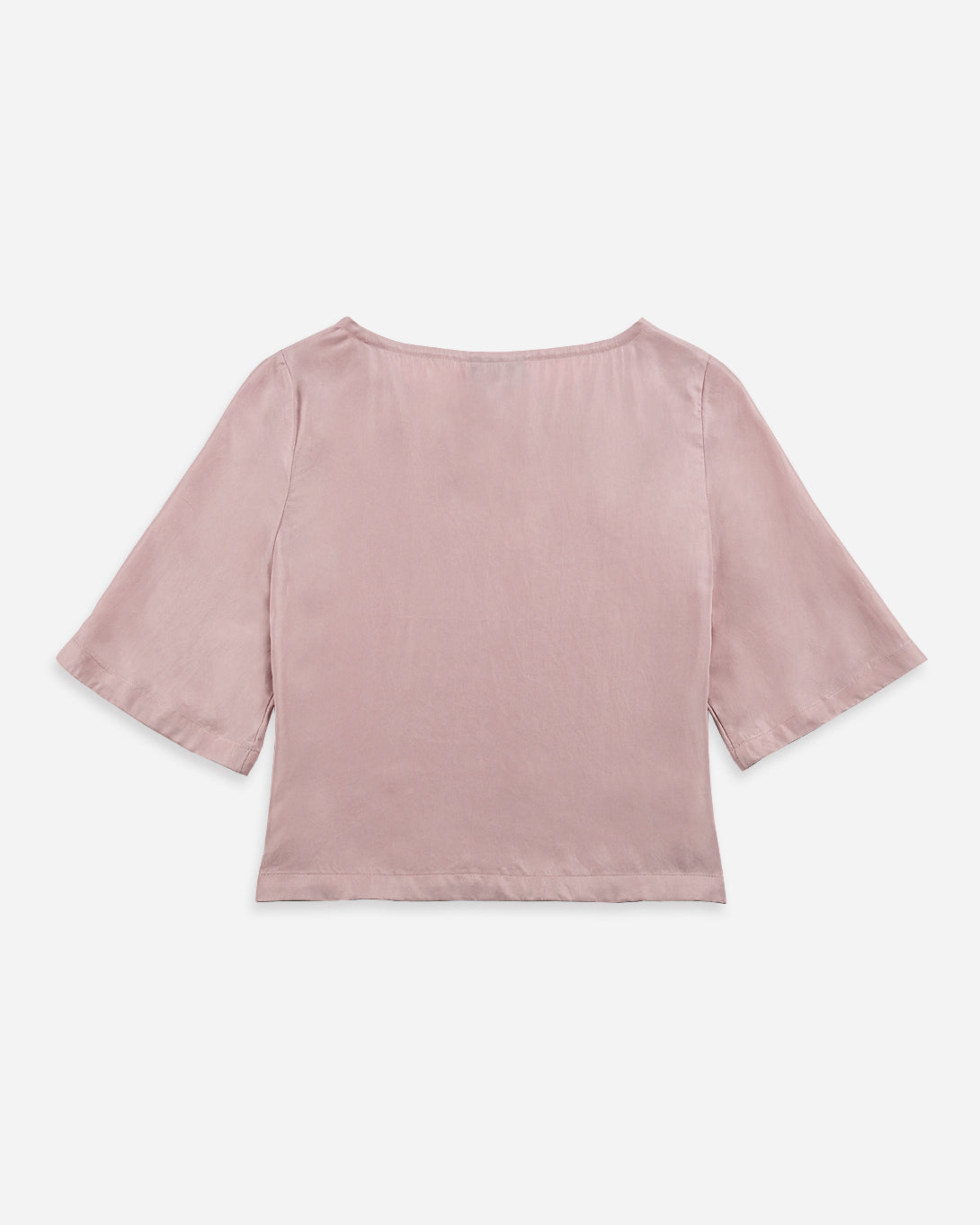 Evening Sand Fluid Boxy Top Womens Cropped Shirt