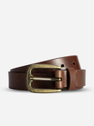 Dk Brown Vachetta Belt ONS Vachetta Italian Leather Belt Mens