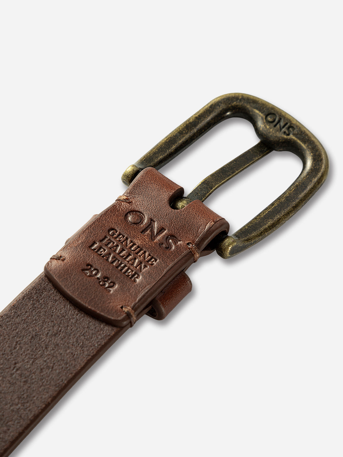 Dk Brown Vachetta Belt ONS Vachetta Italian Leather Belt Mens