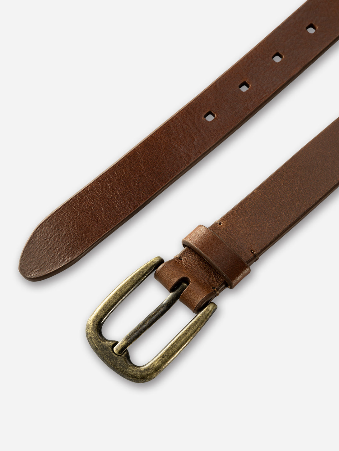 Dk Brown Vachetta Belt ONS Vachetta Italian Leather Belt Mens