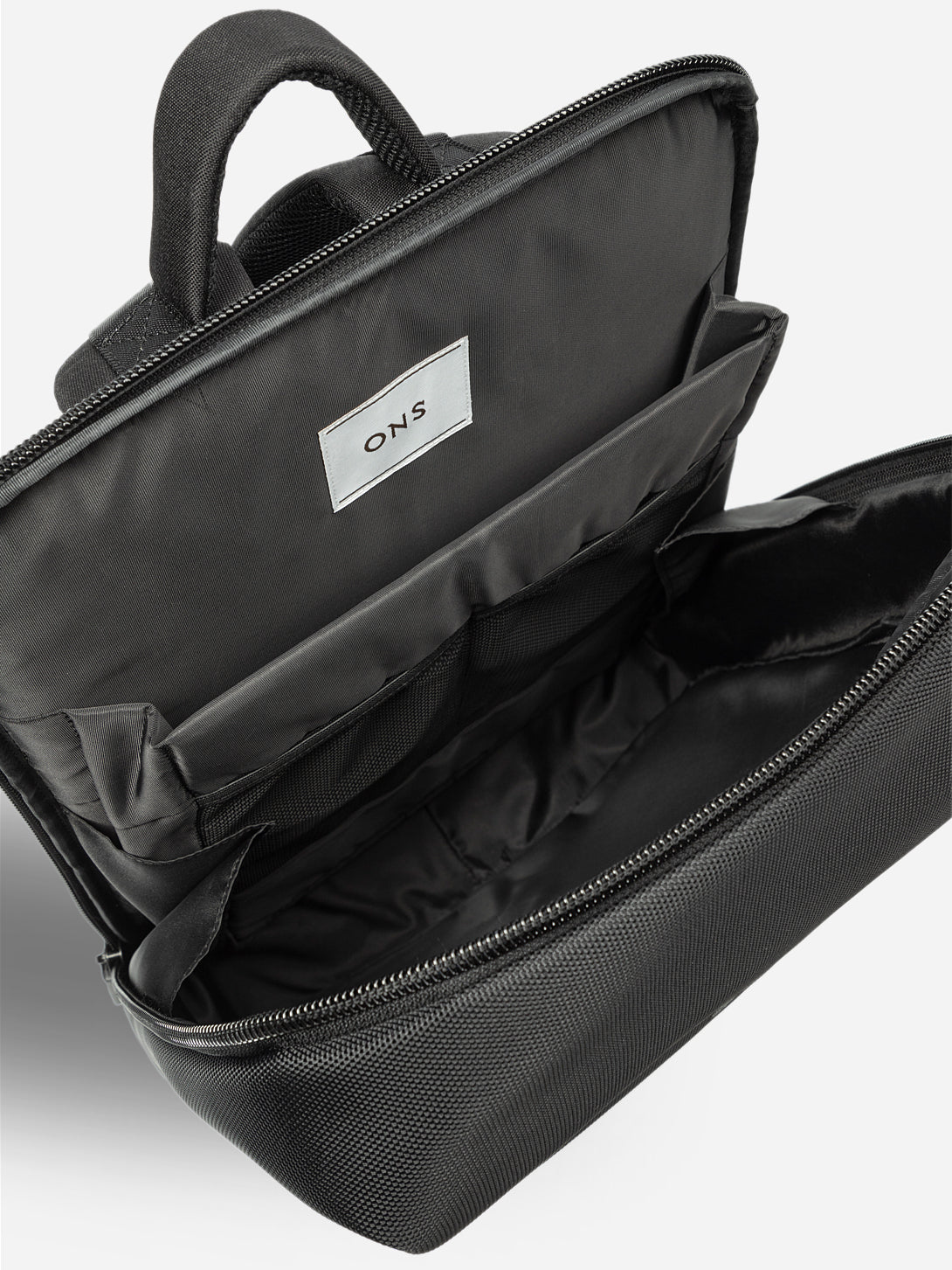 Navy x Black All-Things Backpack ONS Laptop Bag Two Compartment Pack