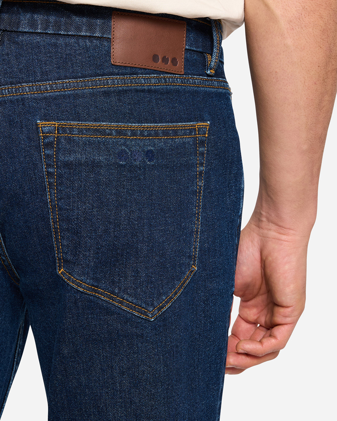 DK INDIGO Houstons Denim Twill Jeans Mens Tapered Stretch Pant