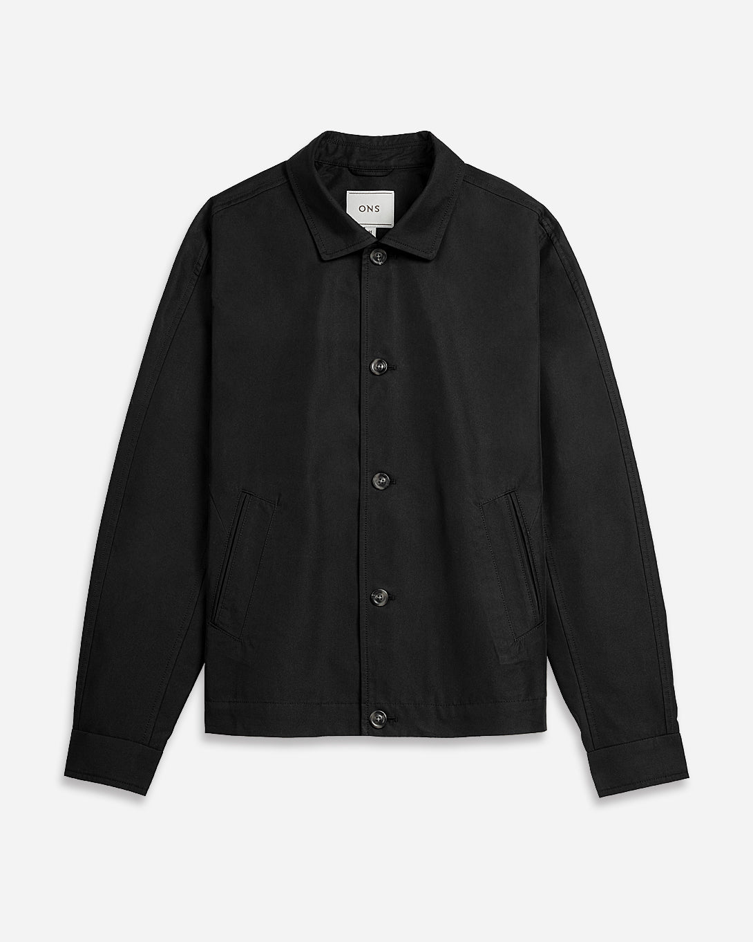 BLACK Hawthorn Twill Jacket Mens Lightweight Layering Outerwear